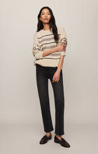 Load image into Gallery viewer, Cirrus Stripe Sweater - Chalk
