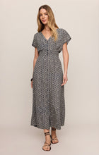 Load image into Gallery viewer, Sanna Iris Floral Midi Dress- Eclipse

