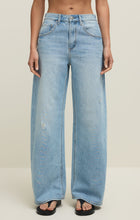 Load image into Gallery viewer, Remi High Rise Bowed Wide Denim - Cove
