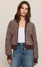 Load image into Gallery viewer, Ashford Zip Cardigan- Cocoa Bean
