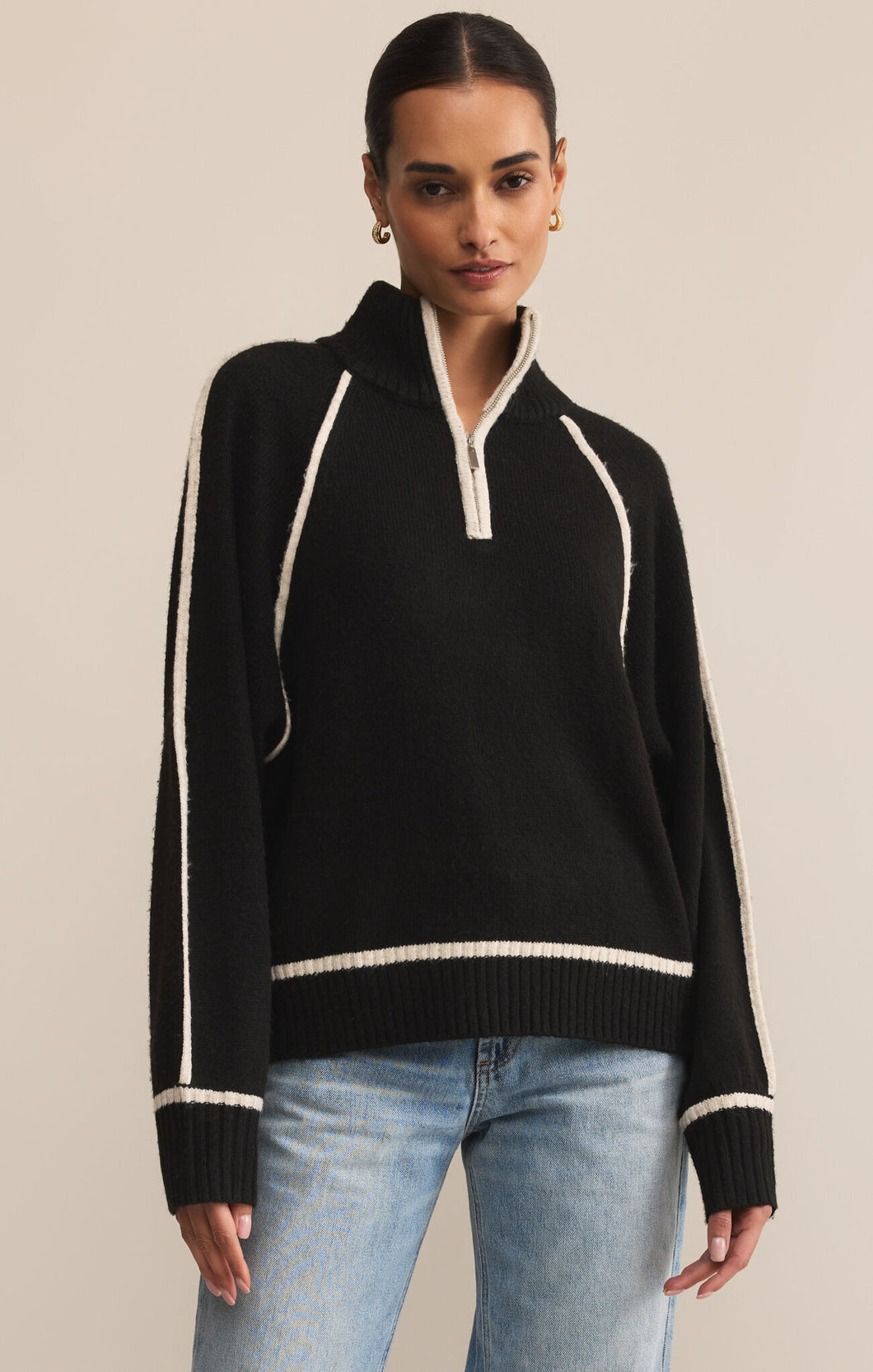 Alps Half Zip - Black