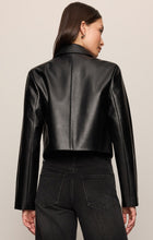 Load image into Gallery viewer, Ainsley Leather Jacket Black
