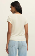 Load image into Gallery viewer, Renae Rib Short Sleeve Top- Cloud
