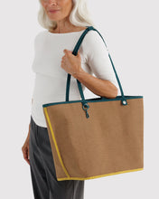 Load image into Gallery viewer, Large Nylon Reversible Tote- Deep Sea Mix
