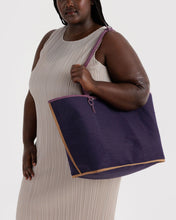 Load image into Gallery viewer, Large Nylon Reversible Tote- Wild Plum Mix
