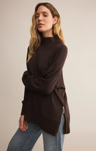 Load image into Gallery viewer, Sable Rib Sweatshirt- Chocolate Cherry
