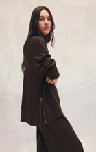 Load image into Gallery viewer, Sable Rib Sweatshirt- Chocolate Cherry
