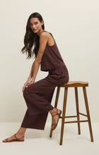 Load image into Gallery viewer, Sloane Linen Top- Chocolate Cherry
