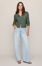 Load image into Gallery viewer, Medina Pointelle Cardigan - Monstera

