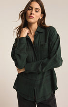 Load image into Gallery viewer, River Plaid Button Up- Cyprus Green
