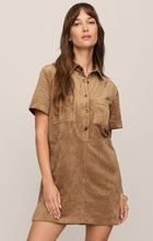 Load image into Gallery viewer, Leone Suede Mini Dress - Light Sand

