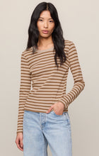 Load image into Gallery viewer, Arlet Stripe Thermal Top - Saddle Suede
