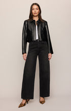 Load image into Gallery viewer, Ainsley Leather Jacket Black
