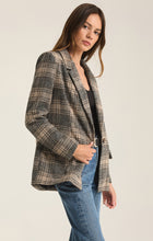 Load image into Gallery viewer, Kingston Relaxed Plaid Blazer- Earthen Grey
