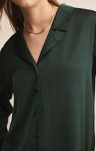 Load image into Gallery viewer, Ana Satin Top - Garland Green
