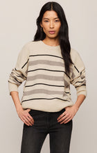 Load image into Gallery viewer, Cirrus Stripe Sweater - Chalk

