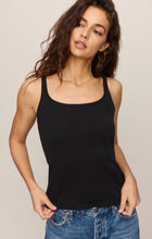Load image into Gallery viewer, Vale Scalloped Tank- Black
