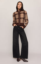 Load image into Gallery viewer, Frostline Plaid Cardigan- Toasted Almond
