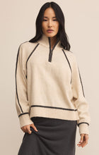 Load image into Gallery viewer, Alps Half Zip Sweater - Light Oatmeal
