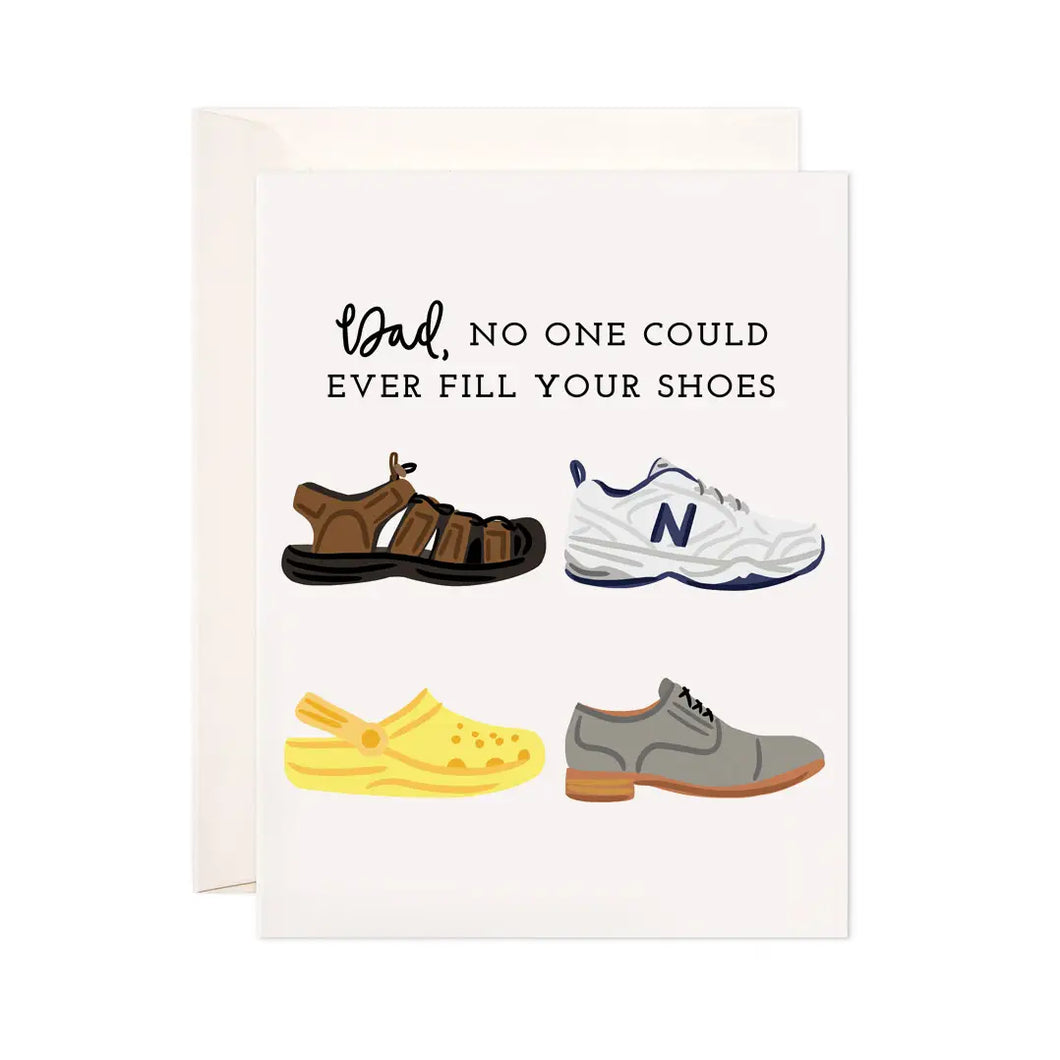 Dad's Shoes Greeting Card