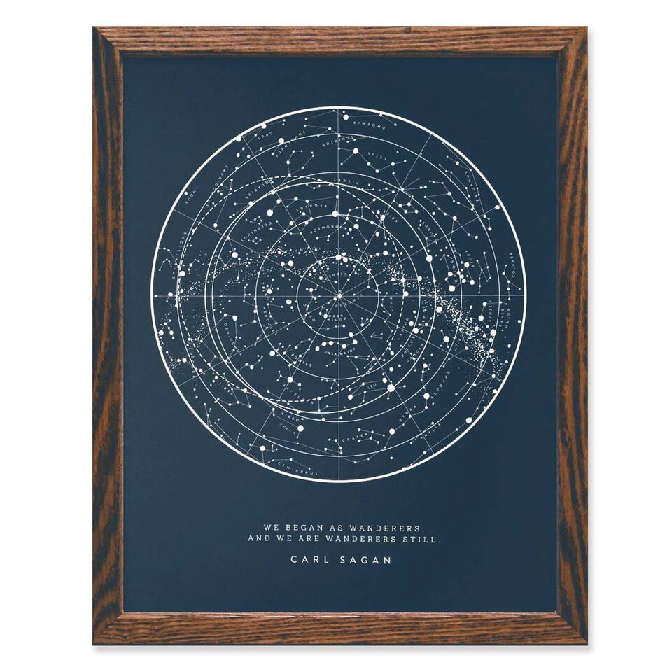 Wanderer Star Chart Print