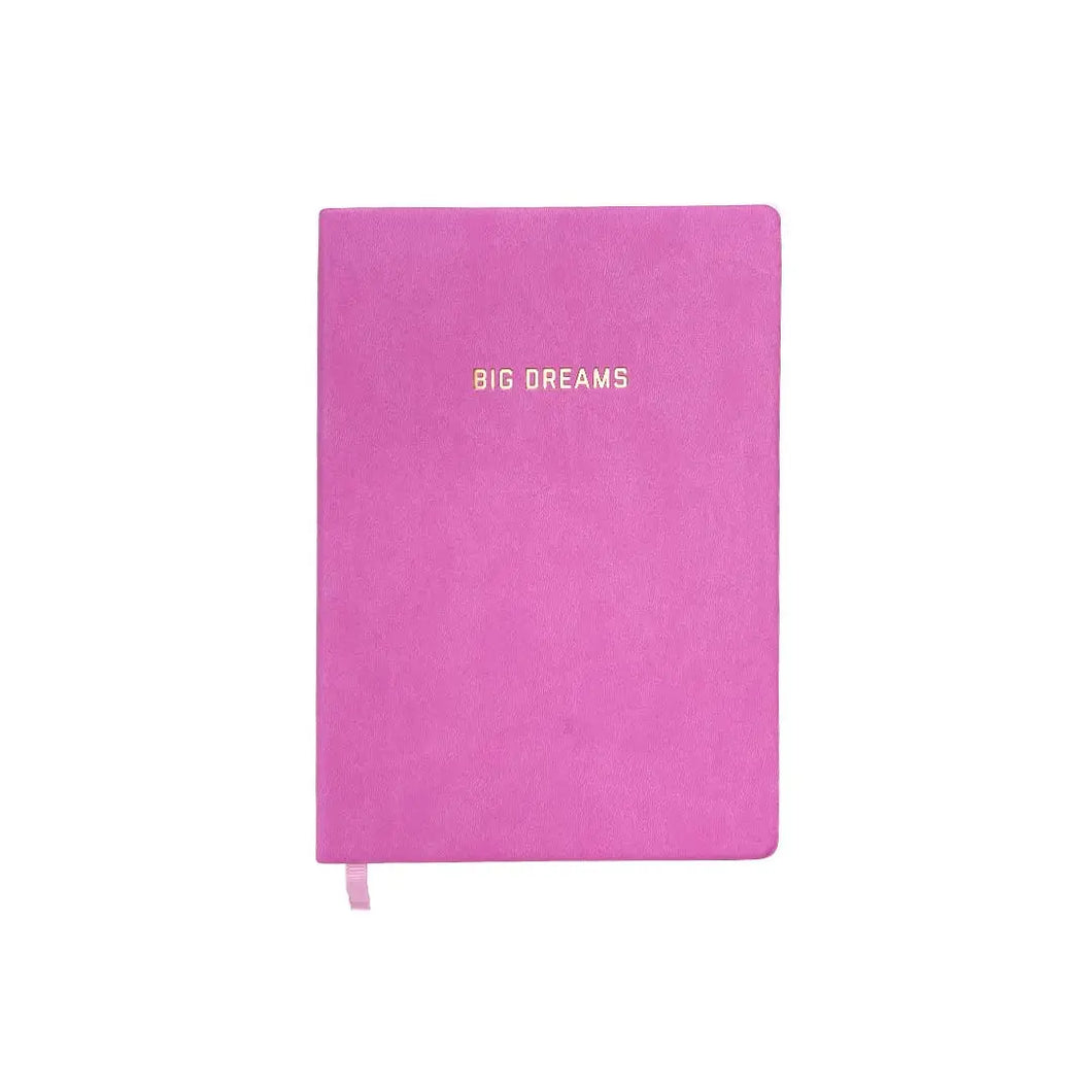 Big Dreams Lined Journal- Pink