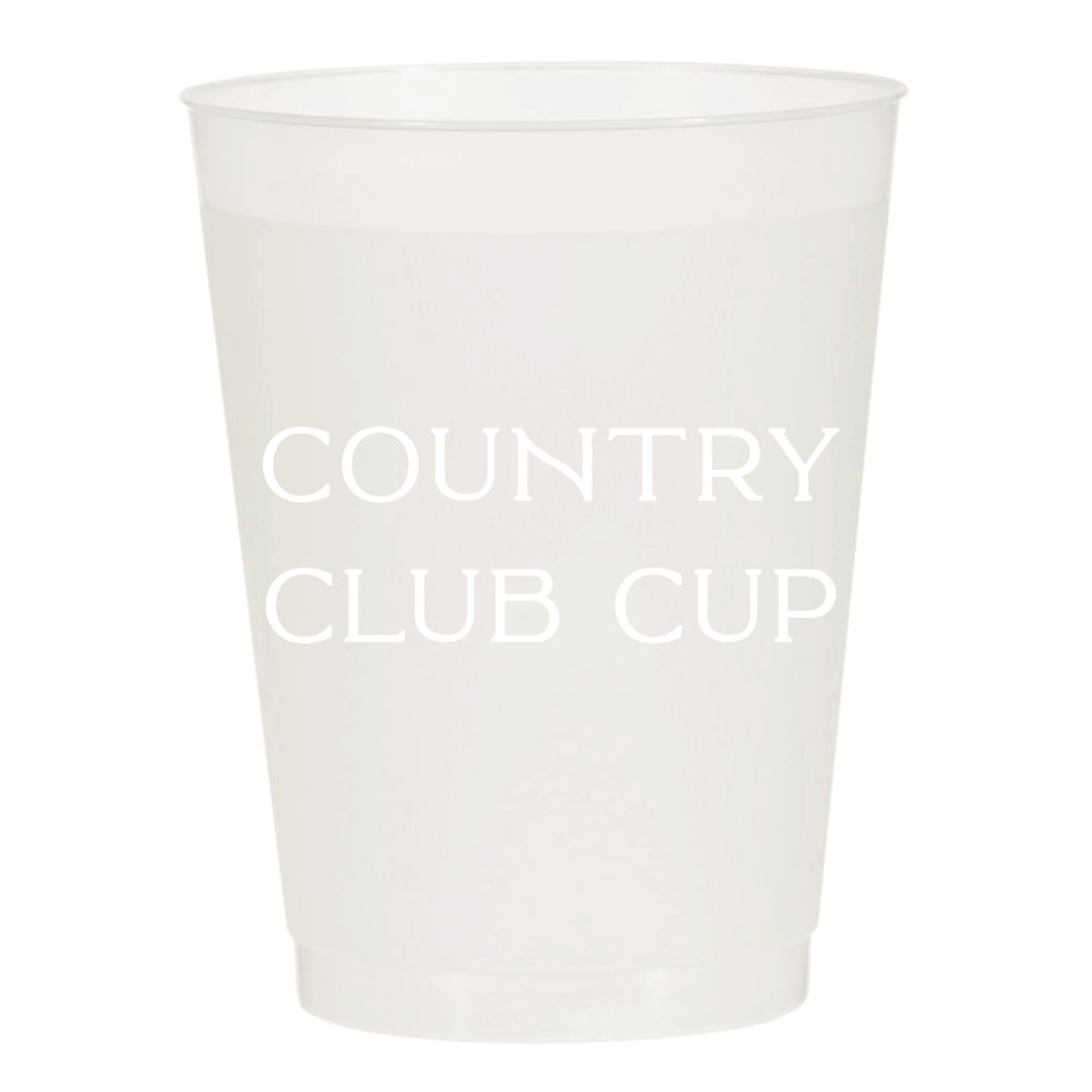 Country Club Cup Reusable Cups - Set of 10