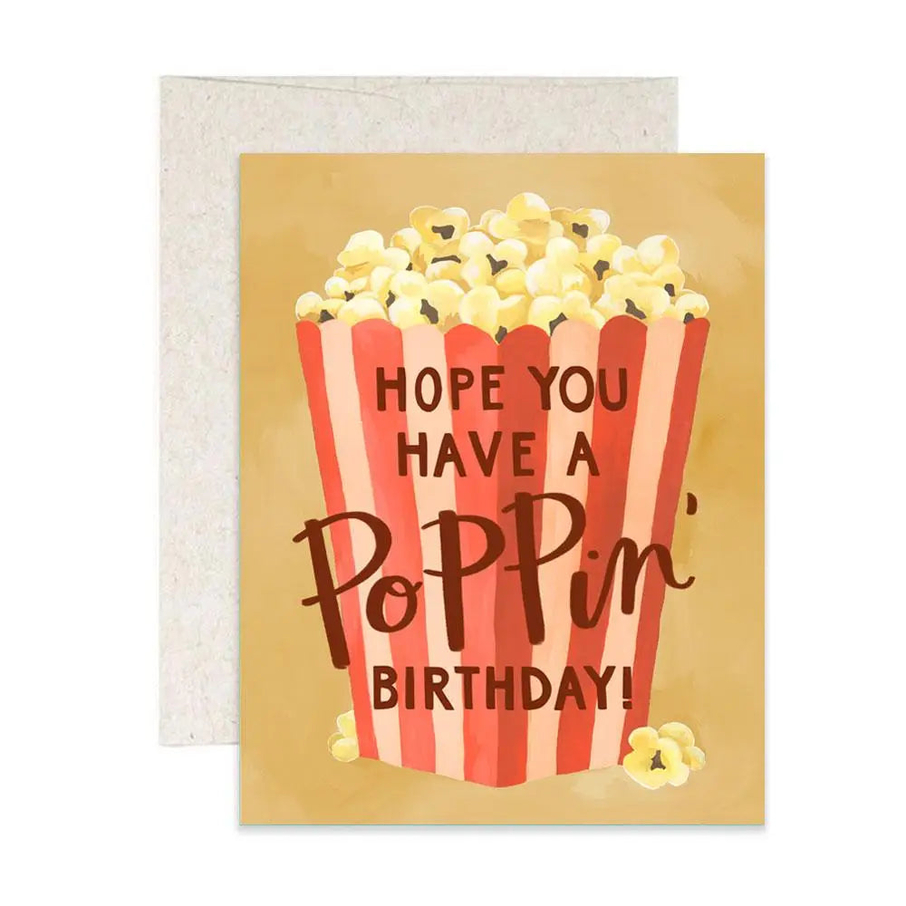 Birthday Popcorn Card