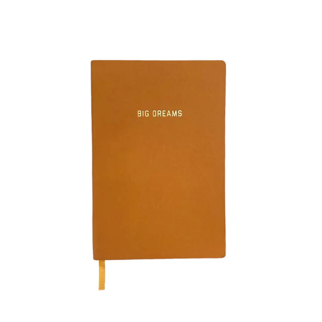 Big Dreams Lined Journal- Goldenrod