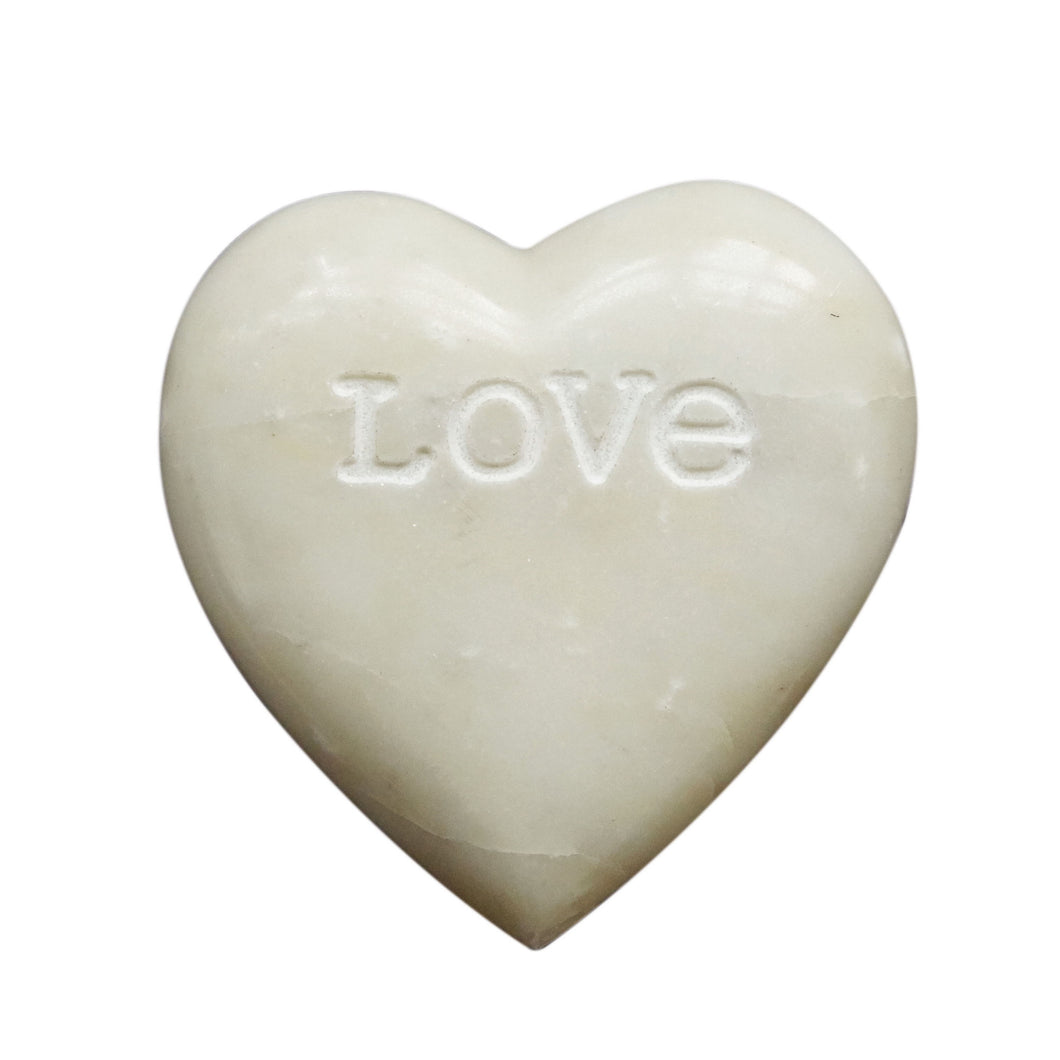 Soapstone Heart with Engraved 