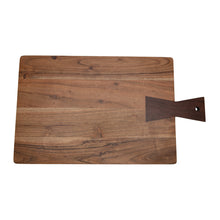 Load image into Gallery viewer, Acacia Wood Cutting Board with Black Handle
