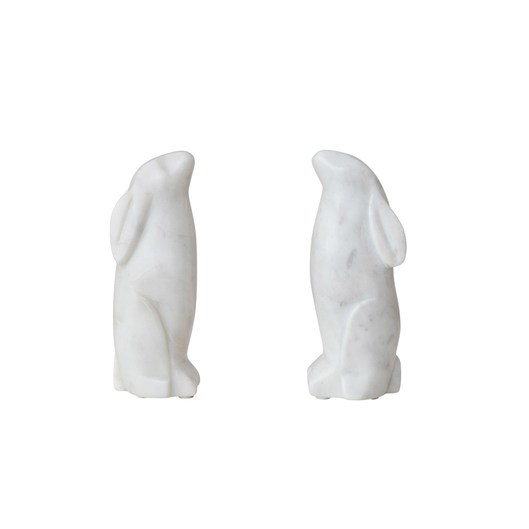Hand-Carved Marble Rabbit