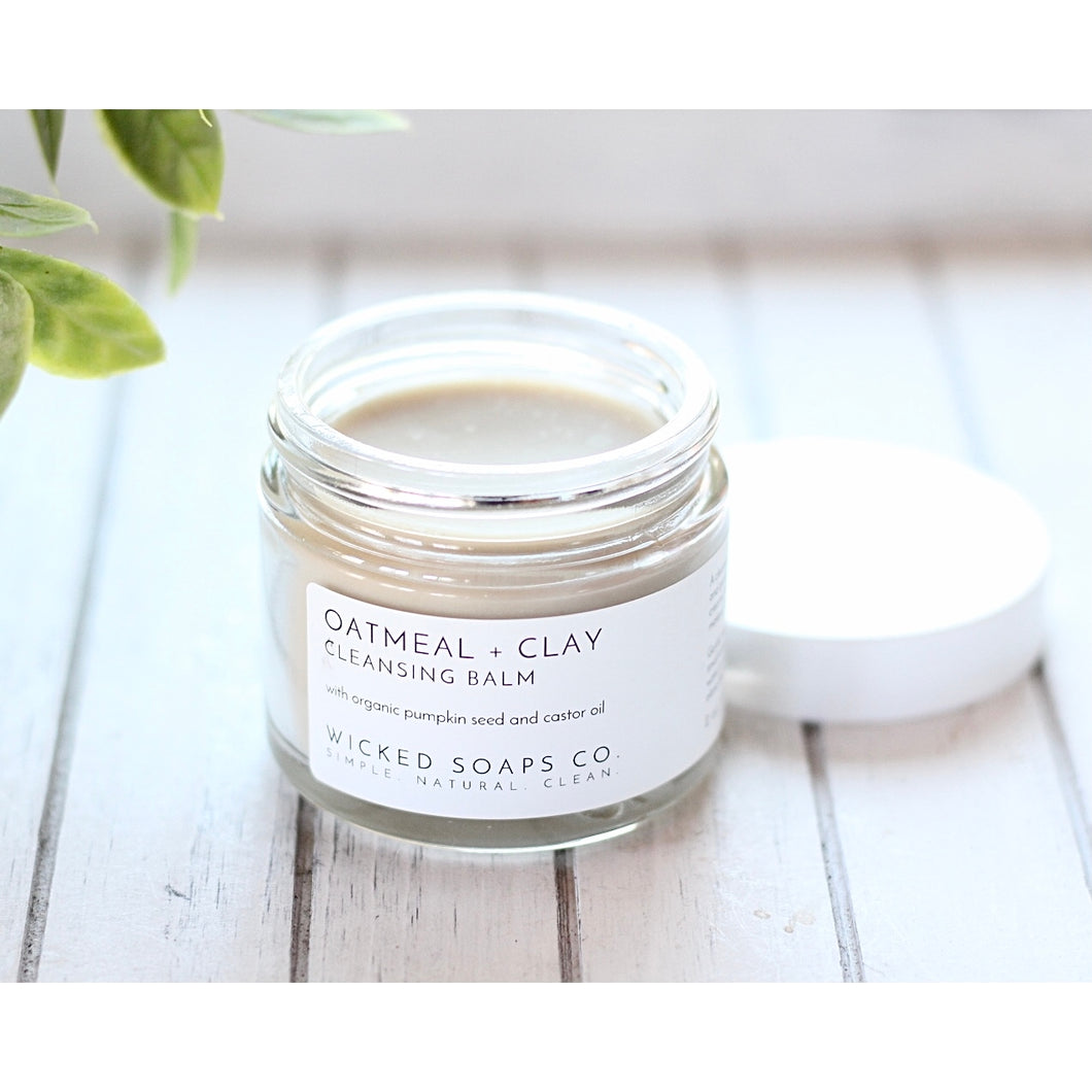 Oatmeal + Clay Cleansing Balm