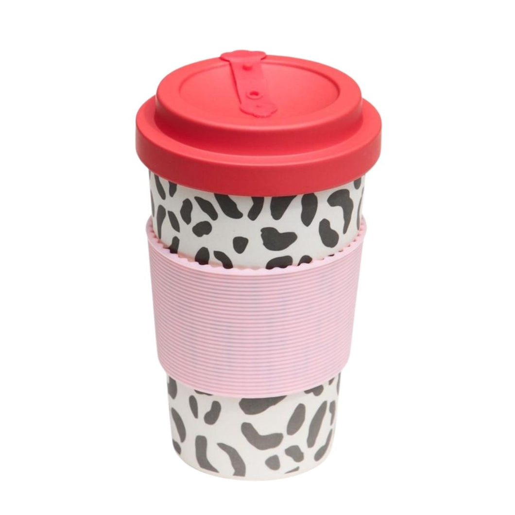 Leopard Bamboo Coffee Cup