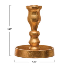 Load image into Gallery viewer, 5-1/4&quot;H Metal Candle Holder
