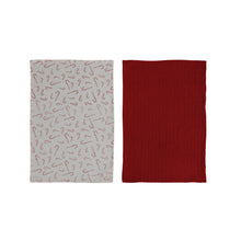 Load image into Gallery viewer, Candy Cane Kitchen Towel Set
