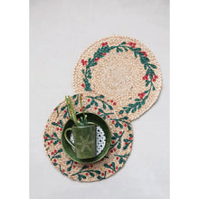 Load image into Gallery viewer, Hand-Woven Jute and Cotton Placemat, 2 Styles
