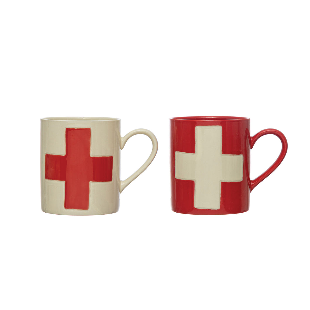 Red Swiss Cross Mug