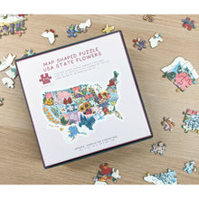 Load image into Gallery viewer, USA Flower Map Puzzle

