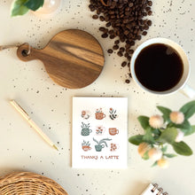 Load image into Gallery viewer, Thanks A Latte - Garden Party Mugs Card
