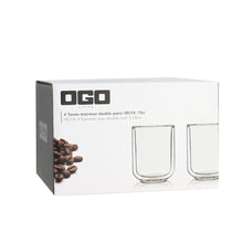 Load image into Gallery viewer, Double Wall Espresso Cups - Set of 4
