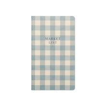 Load image into Gallery viewer, Meal Planner &amp; Market List - Gingham set of 3
